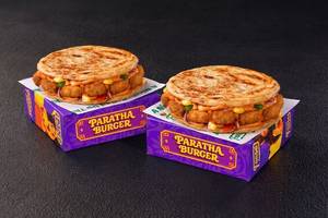 2 Smoky Chipotle Veg Paratha Burgers at 165 Each