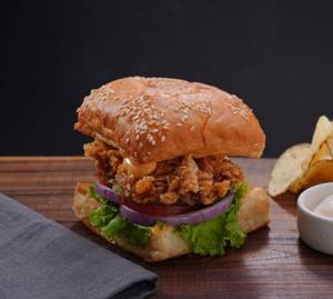 Hot Fried Chicken Burger