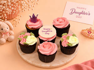 Daughters Day Special Cupcakes - 6Pc