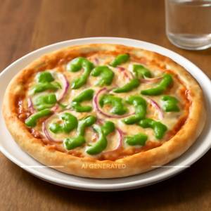 Onion And Capsicum Pizza