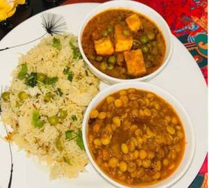 Pulao Chana Daal Matar Paneer