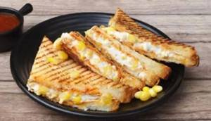 Corn And Cheese Sandwich