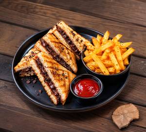 Chocolate Sandwich+French Fries