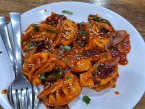 Tandoori Chilli Chicken Momos 8 pcs