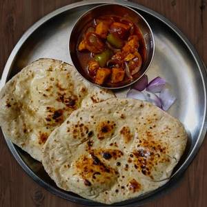 Chilli Paneer & Roti (4 PC)