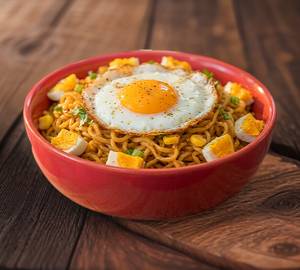 Fried egg maggie
