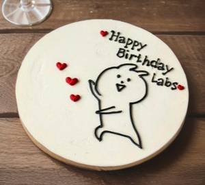 Happy Birthday blueberry Cake