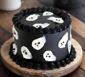 Dark Chocolate Theme Cake Design