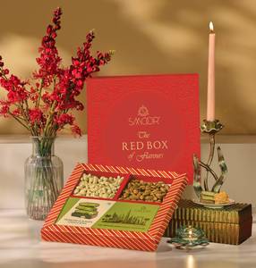 The Auspicious Red Box Premium Dry Fruit Edit