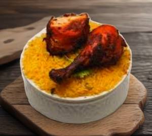 Biryani Rice With [2 Pieces] Kabab