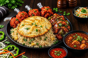 Shivsu Special Chicken Combo Rice