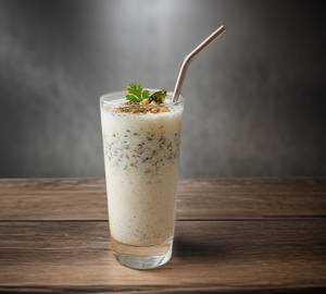 Fruits pieces lassi