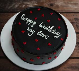 Happy Birthday May Love Chocolate Truffle Design Cake