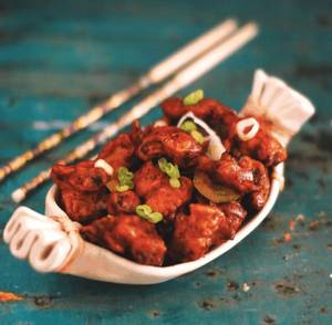 Mushroom Manchurian [Serves 2]