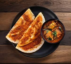 2 Podi Dosa + Chicken Gravy