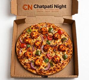 Tandoori paneer pizza