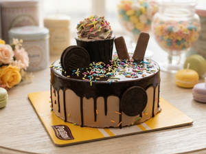 Eggless Choco Double Delight Cake [600 Grams]
