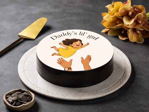 Daddy’s Lil Girl Chocolate Truffle Cake