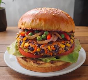 Veg Burger With Cheeze