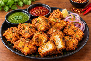 Peri Peri Paneer Pakodi