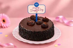 Daughter's Day Special Dutch Chocolate Truffle Cake (500gm) (Eggless)
