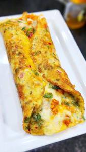 Chicken cheese omelette