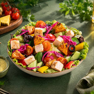 Smoky Grilled Pineapple and Chicken Salad
