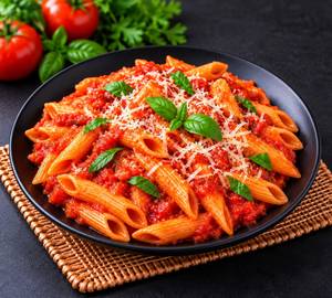 Red sauce pasta
