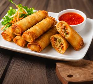 Veg Spring Roll (5Pcs)