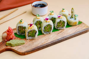 Asparagus Tempura Sushi