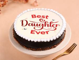 Daughter's Day Choco Truffle Poster Cake (500gm)