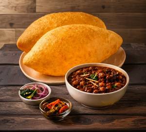 Panner  Chole Bhatura