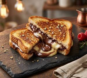 Chocolate cheese sandwich