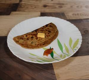 2 Paneer Paratha + Butter Cube