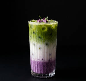 Ube Matcha Latte