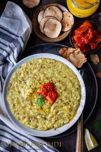 Green moong khichdi