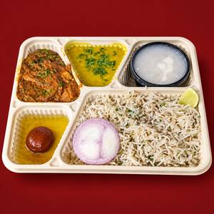 Chicken bhuna rice bowl meal