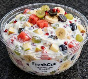 Fresh fruit exotic cream bowl