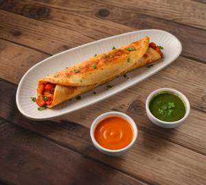 Double peri peri aloo roll