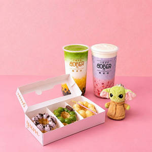 Bober Besties Combo (2 Drinks + Box Of 3 Donuts & Plushie Toy)
