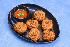 Veg Pan Fried Momos 8 Pieces