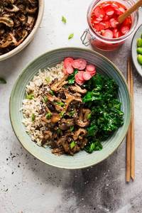 Mushroom Rice Bowl