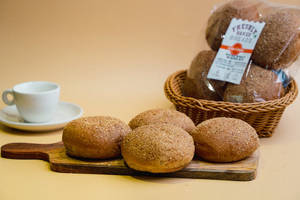 Whole Wheat Burger Bun (4 Pcs)