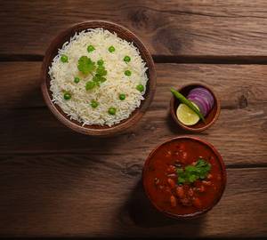 Rajma Rice Bowl With Salad & Papad
