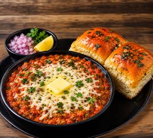 Cheese Pav Bhaji