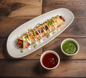 Double afghani chaap roll