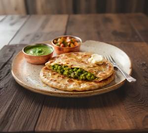 Matar Paratha