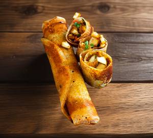 Schezwan paneer cheese masala dosa