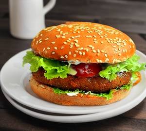 Veg cheese grilled burger