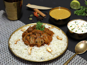 Mushroom Coastal Biryani